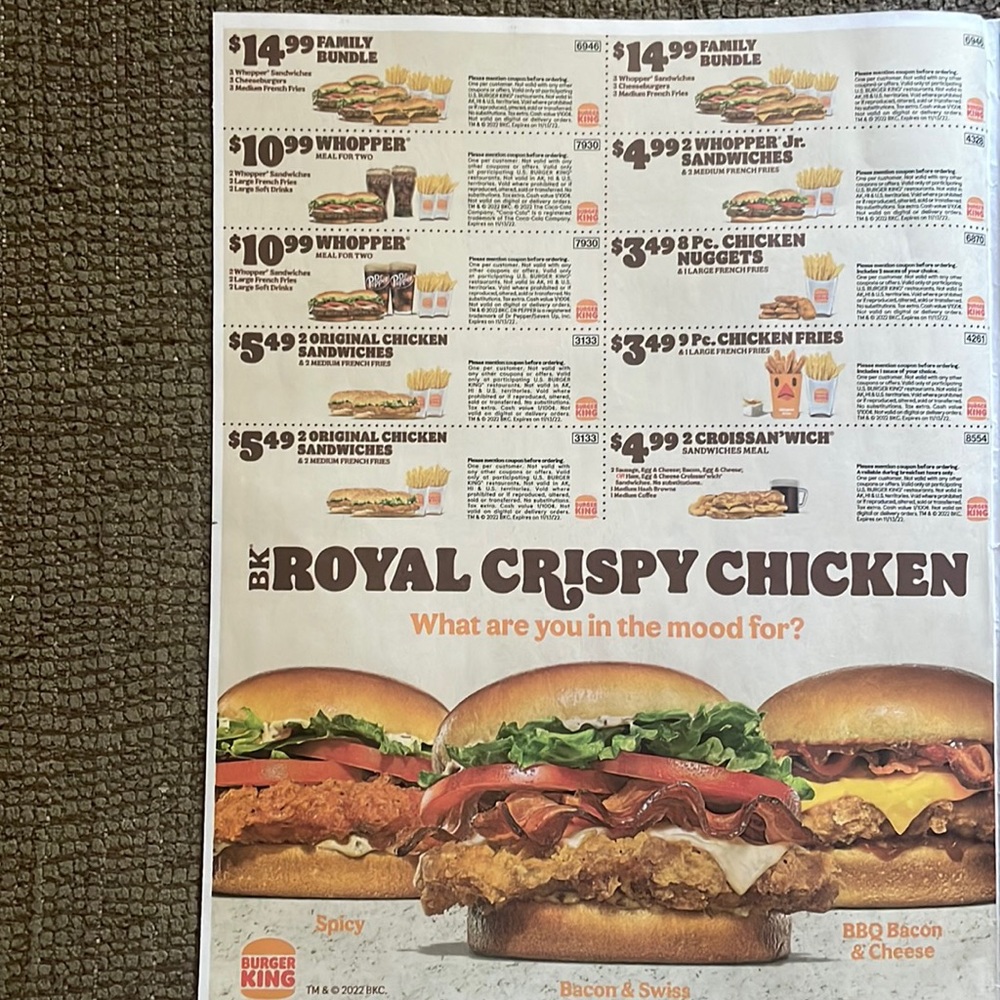 Coupons